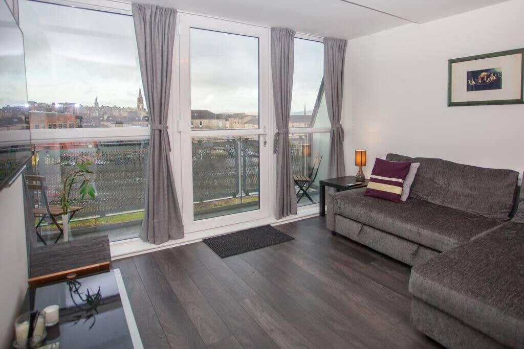 Beautiful Flat With Panoramic Views Over The City Glasgow Luaran gambar